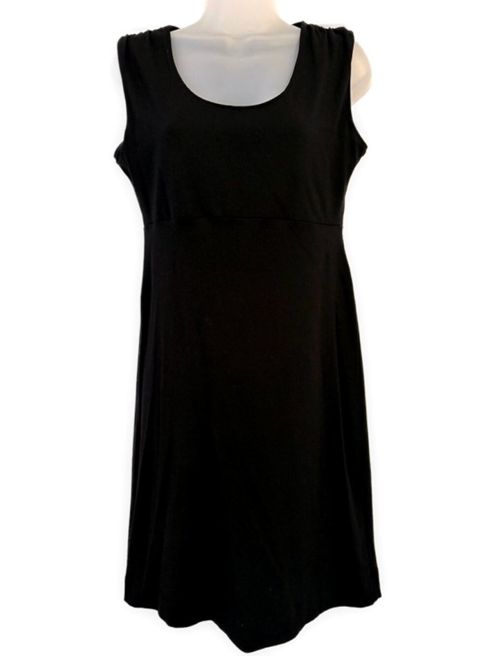 KAVU Black Shift Dress Womens Active Wear Dress Sleeveless Stretch Black Small